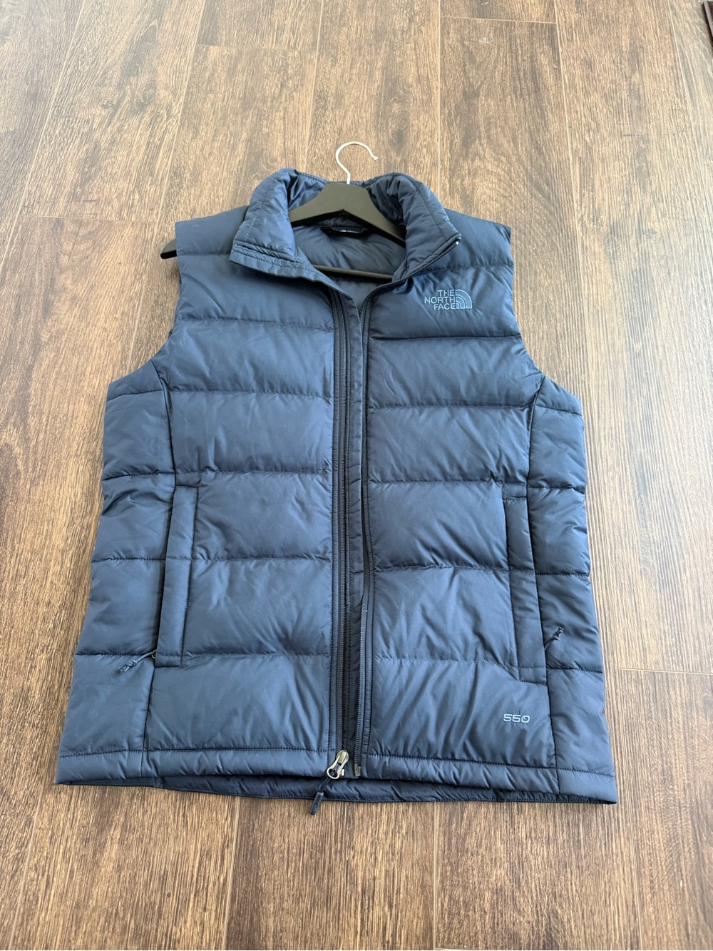 The North Face Men's Black Quilted 550 Down Vest